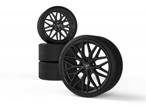 Sumer wheel set for BMW 5 series (G30 G31) and BMW 8 series (G14 G15) Satin Black